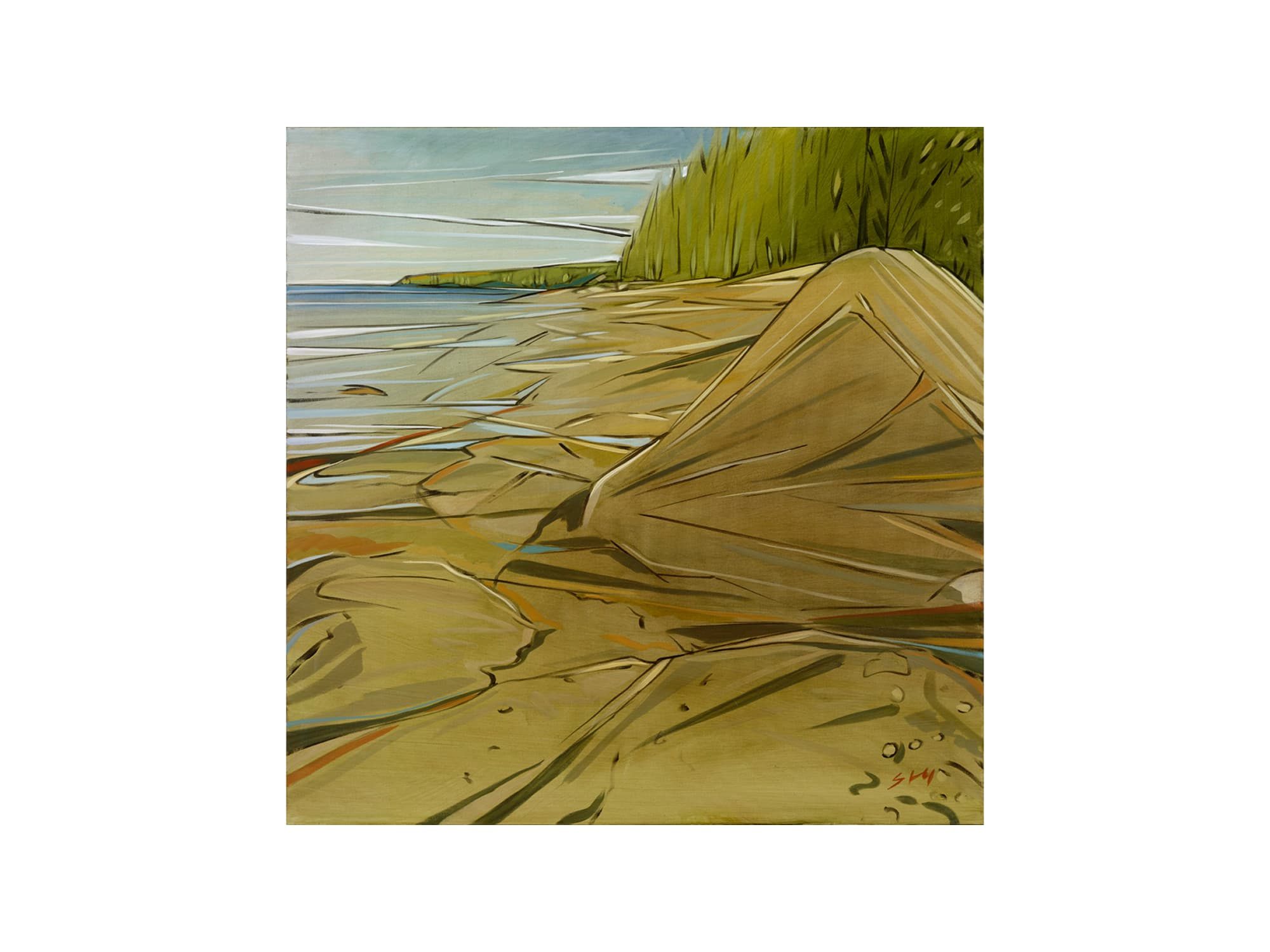 Bruce Trail Rocks, 2013, by Shannon Craig Morphew